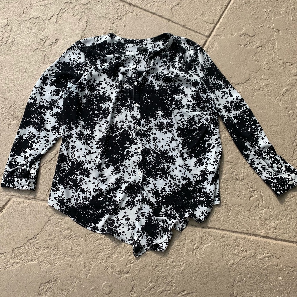 Talbots Women’s Tie Front Button Down Blouse